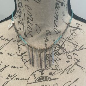 Silver and Turquoise Necklace